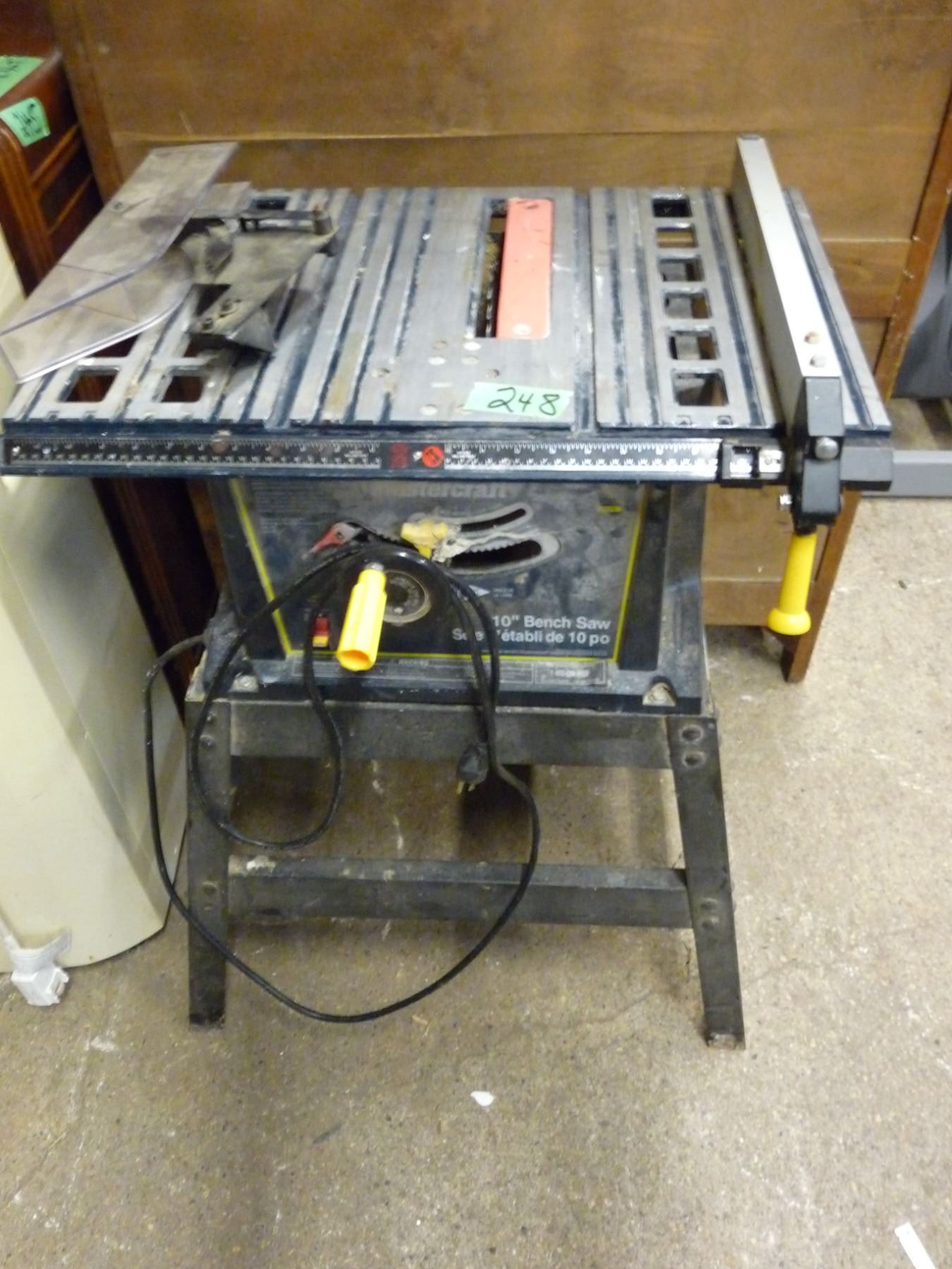 Mastercraft 10 inch table saw