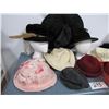 Image 3 : Collection of hats and Styrofoam mannequin heads