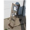 Image 2 : Vintage handcart wood frame with cast wheels