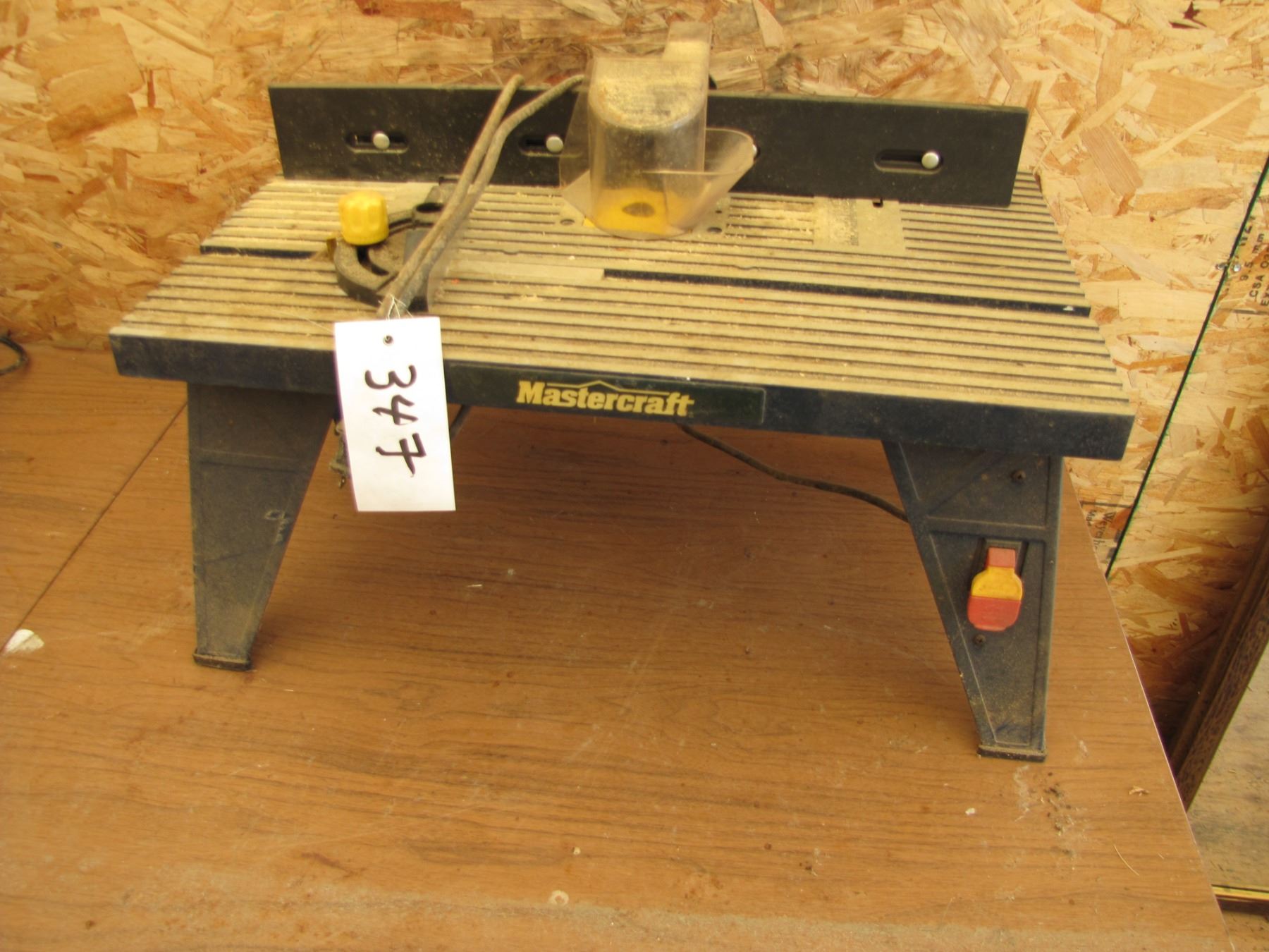 Mastercraft router table