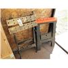 Image 1 : Lot with folding work stand and two folding sawhorses