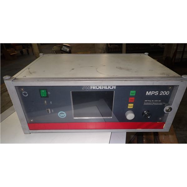 Froehlich #MPS 200 Pressure Decay Leak Tester