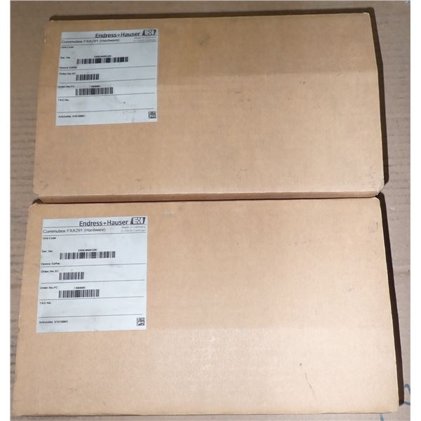 Lot of (2) Commubox #FXA291 (Hardware) by Endress & Hauser