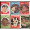 Image 2 : Lot of 12 x 1959 Topps Baseball Cards (Stars)