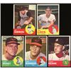 Image 1 : Lot of 10 x 1963 Topps Baseball Cards (High Grade)