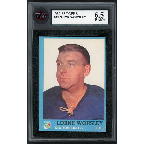 1962-63 Topps #45 Gump Worsley (KSA 6.5)