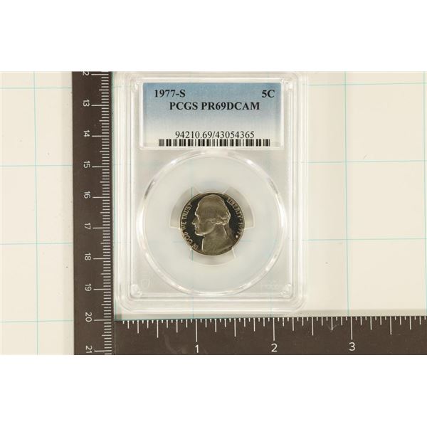 1977-S JEFFERSON NICKEL PCGS PR69 DCAM