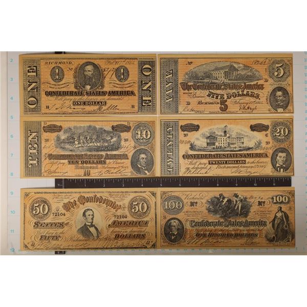 6-REPRODUCTION CONFEDERATE STATES OF AMERICA