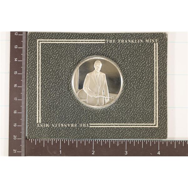 1 1/2'' STERLING SILVER PRESIDENTIAL ROUND GEORGE