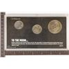Image 2 : TO THE MOON 3 COIN SET. FEATURES 2002-D OHIO STATE