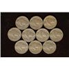 Image 2 : 10 ASSORTED FULL DATE BUFFALO NICKELS 1930'S