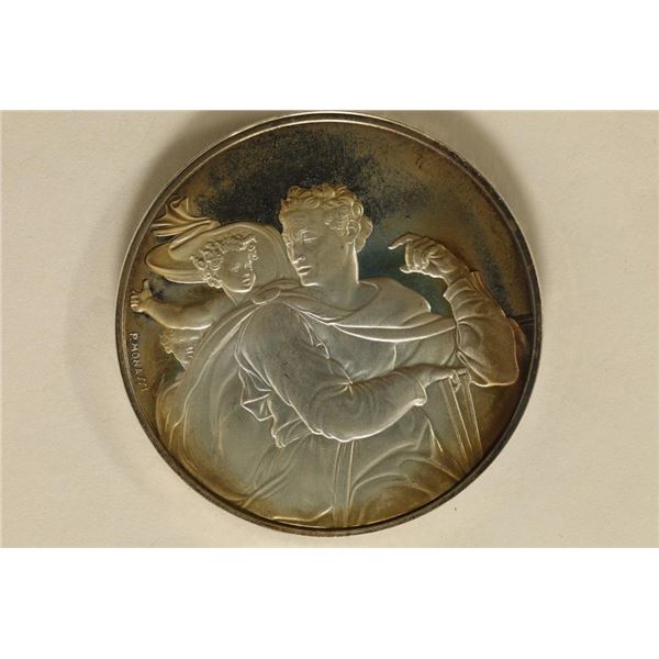 1.255 TROY OZ. STERLING SILVER PROOF ROUND "THE