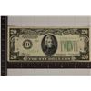 Image 1 : 1934-A US $20 FEDERAL RESERVE NOTE (CRISP AU)