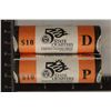 Image 1 : 2006-P & D $10 SOLID DATE ROLLS OF SOUTH DAKOTA