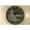 Image 1 : 1993-S SILVER US PROOF HALF DOLLAR "JAMES MADISON"