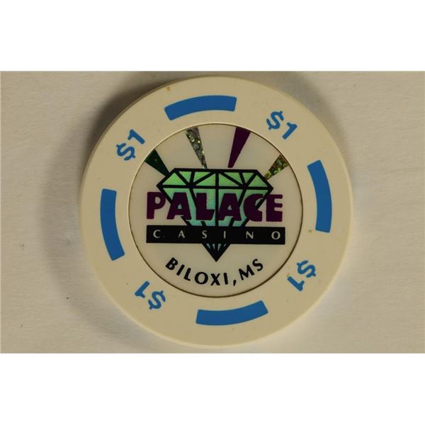 $1 PALACE CASINO CHIP BILOXI, MISSISSIPPI