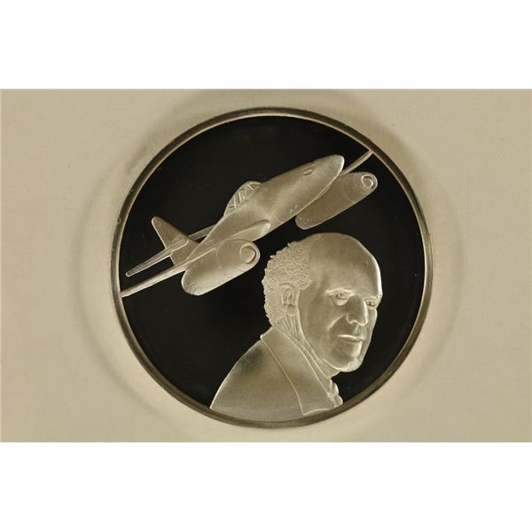 37.7 GRAMS PROOF STERLING SILVER AVIATION ROUND