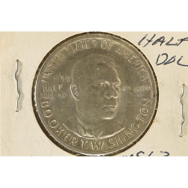 1950 BOOKER T. WASHINGTON COMMEMORATIVE HALF $