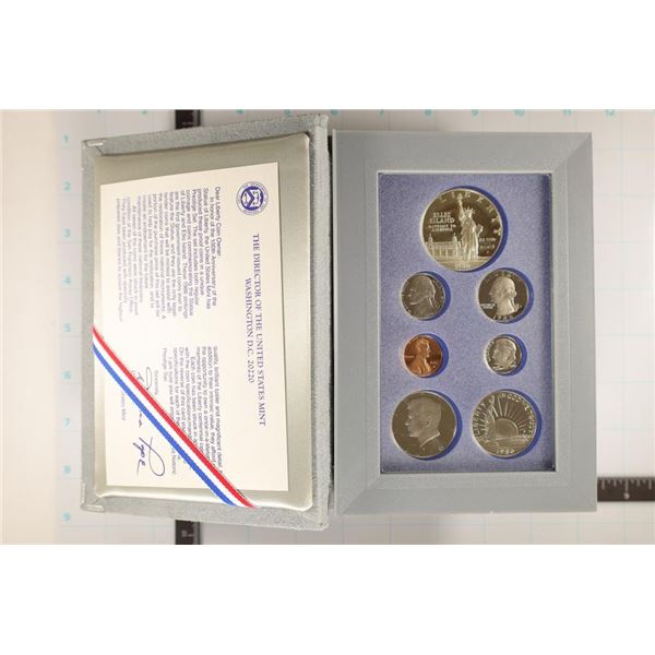 1986 US PRESTIGE PROOF SET STATUE OF LIBERTY