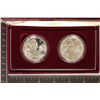 Image 1 : 2 COIN 1999-P SILVER PROOF & UNC DOLLEY MADISON $S