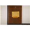 Image 2 : ABRAHAM LINCOLN METAL PORTRAIT 5'' X 7'' FROM
