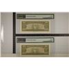 Image 2 : 2-1949 CUBA 20 PESO BILLS BOTH PMG CERTIFIED: