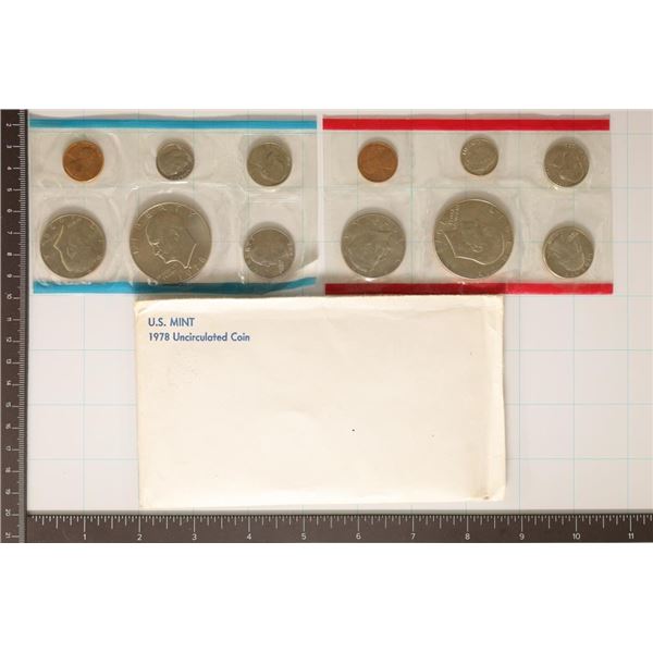 1978 US MINT SET (UNC) P/D (WITH ENVELOPE)