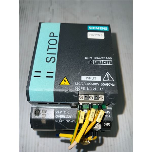 Siemens #6EP1334-3BA00 SITOP Modular Power Supply