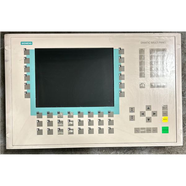 Siemens #6AV6 542-0AG10-0AX0 Multi Panel MP270B KEY-10TFT Screen