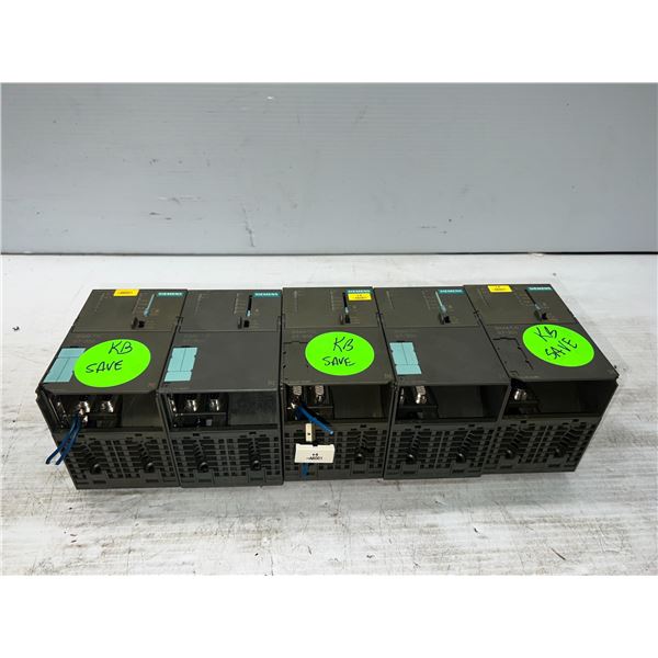 Lot of (5) Siemens #6ES7 317-2AJ10-0AB0 Simatic S7 Modules