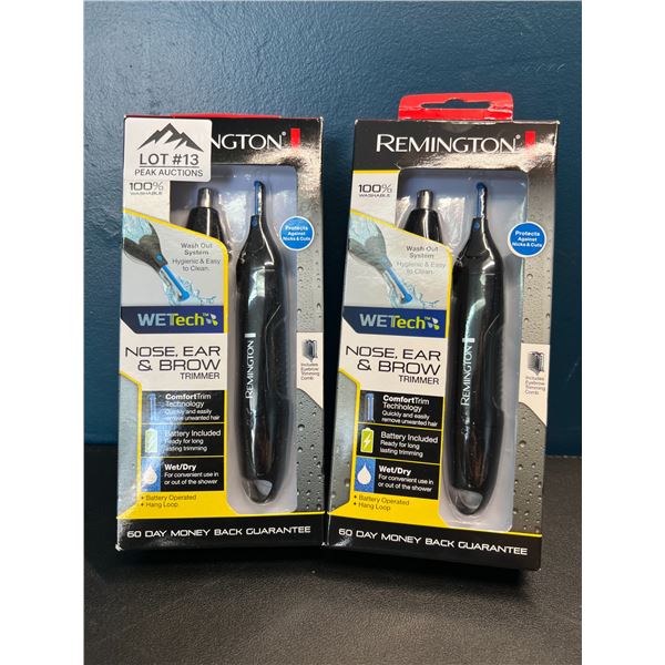 Lot of 2 Remington Nose,Ear & Brow Trimmers