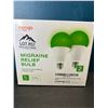 Image 1 : Lot of 1 2-Pack Migraine Relief Bulb - Green Light Therapy