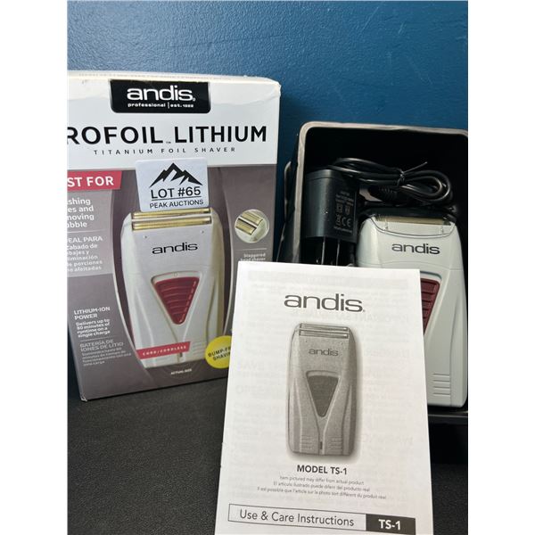 Lot of 1 Andis Profoil Lithium Shaver TS-1