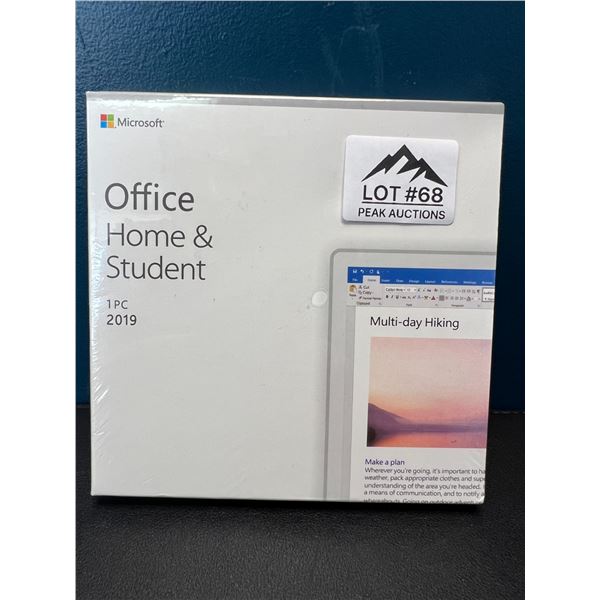 Lot of 1 Microsoft Office Home and Student 2019