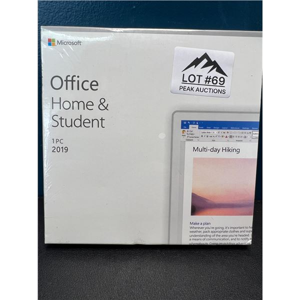 Lot of 1 Microsoft Office Home and Student 2019