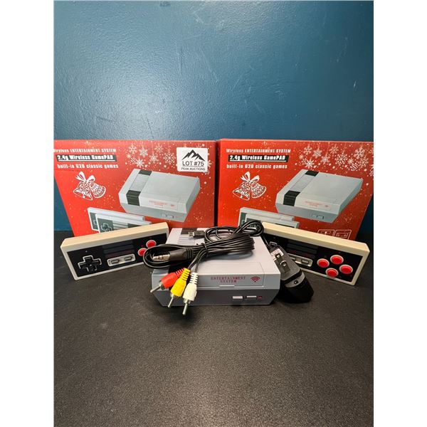 Lot of 2 Classic 620-1 Game Consoles