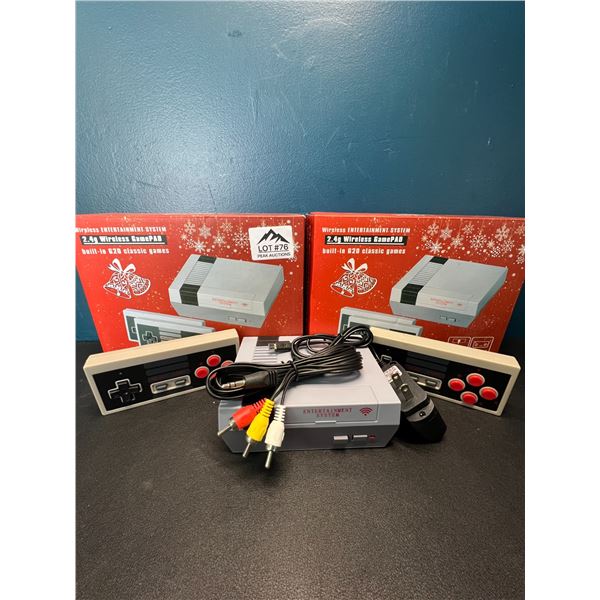 Lot of 2 Classic 620-1 Game Consoles