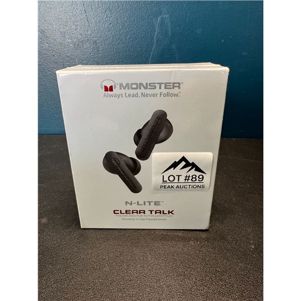 Lot of 1 Monster N-LITE Clearr Talk Ear Buds