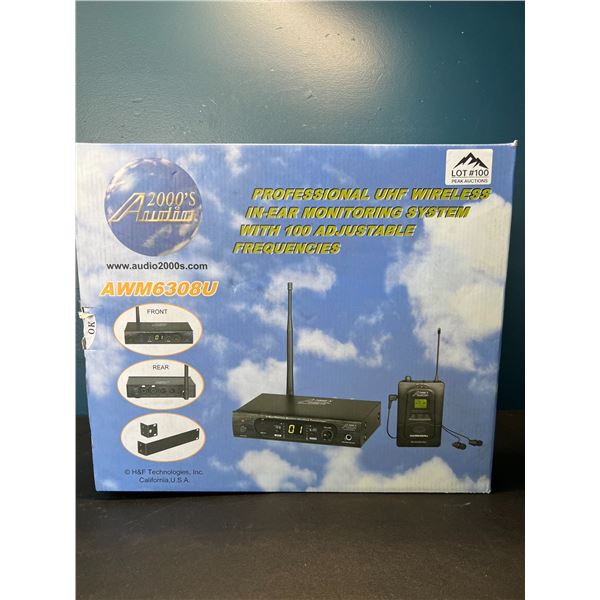 Lot of 1 Professional UHF Wireless In Ear Monitor System