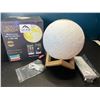 Image 1 : Lot of 1 Moon Lamp w/ Remote Control & Smart Control
