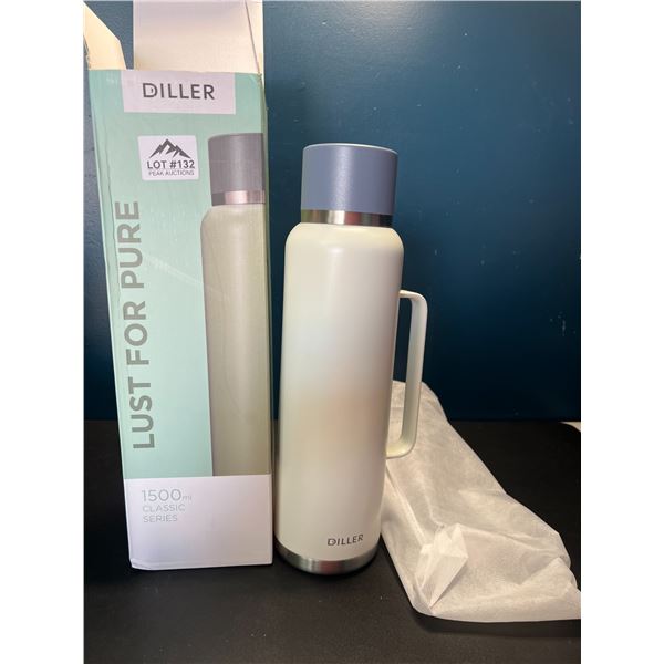 Lot of 1 Diller 1500mL Classic Series Double Wall Vacuum Insulated Bottle