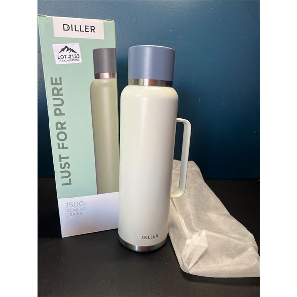 Lot of 1 Diller 1500mL Classic Series Double Wall Vacuum Insulated Bottle