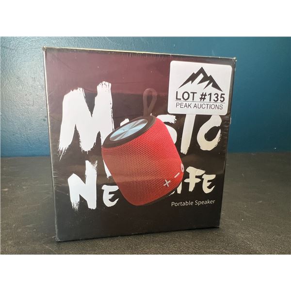 Lot of 1 Sanag M7 Portable Bluetooth 5.0 Speaker - Red