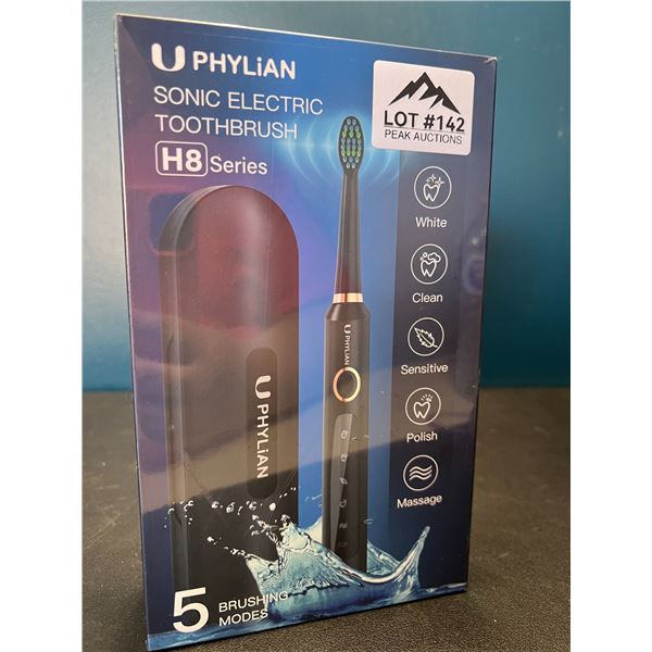 Lot of 1 U Phylian Sonic Electric Toothbrush H8 Series