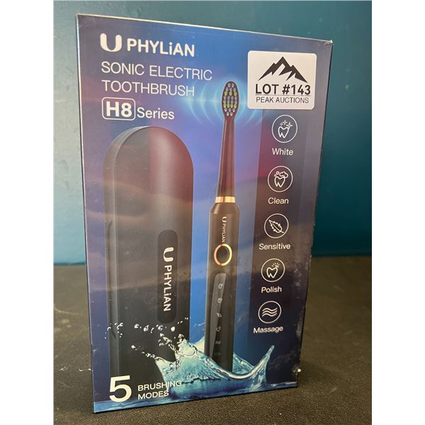 Lot of 1 U Phylian Sonic Electric Toothbrush H8 Series