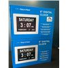 Image 1 : Lot of 2 Digital Clocks - 8inch