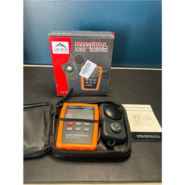 Lot of 1 Digital Lux/Solar Power Meter