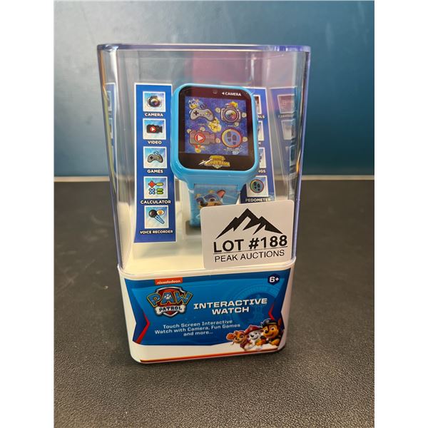 Lot of 1 Paw Patrol Interactive Kids Watch