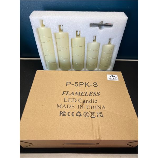 Lot of Flameless LED Candles - 5 pack w/ Remote Control