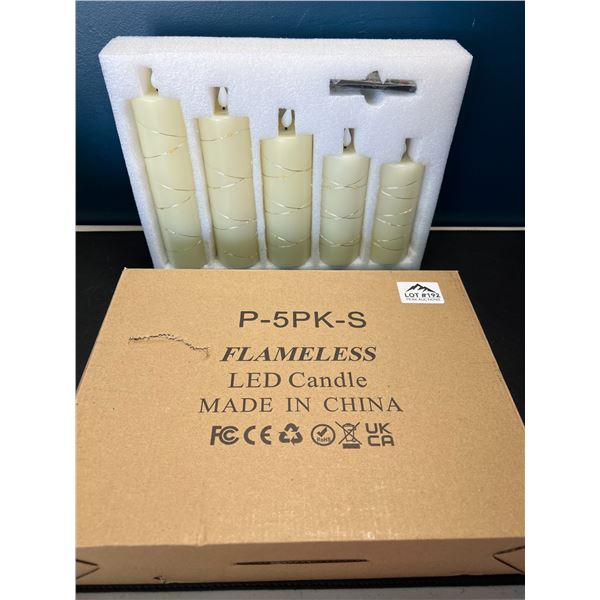 Lot of Flameless LED Candles - 5 pack w/ Remote Control